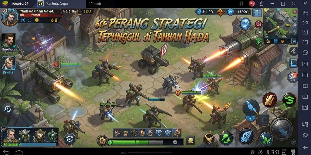Tampilan menakjubkan dari gameplay <strong>6CF</strong> yang penuh dengan strategi dan aksi.