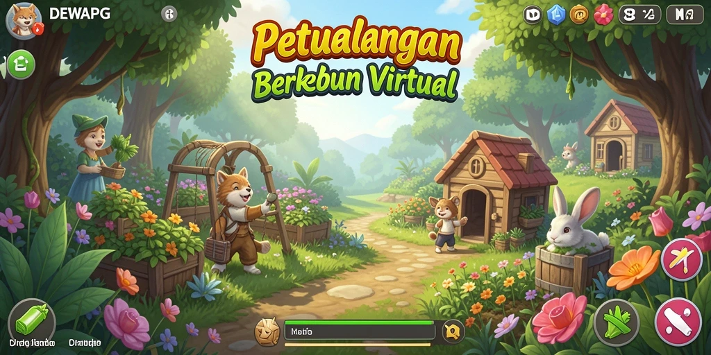 Tampilkan gameplay seru dalam berkebun digital di DEWAPG.