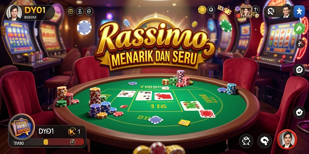 Screenshot utama DY01 menampilkan gameplay kasino yang menegangkan dan mengasyikkan.