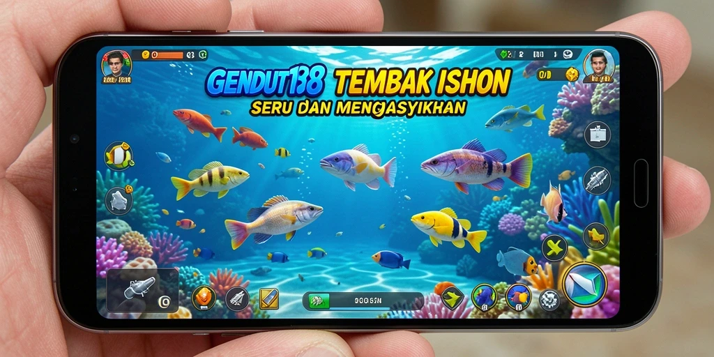 Screenshot gameplay GENDUT188 yang menampilkan aksi Tembak Ikan seru.