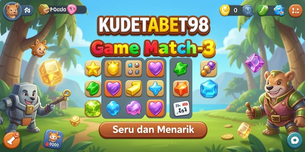 Tampilan gameplay KUDETABET98 yang menarik dan penuh warna.