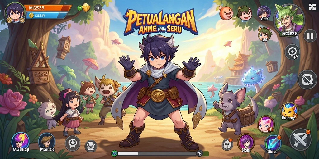 Gameplay MG525 yang imersif dengan karakter Anime yang menawan.