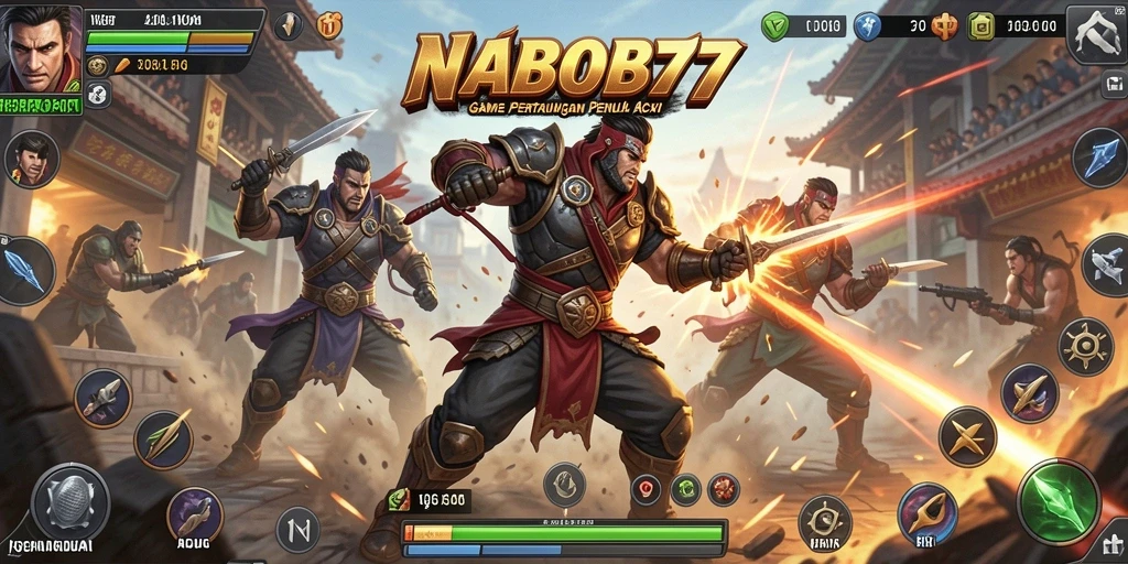 Tampilan gameplay NABOB77 yang seru dan intens.