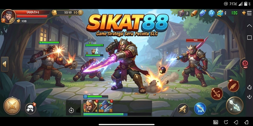 Tampilan gameplay menarik dari SIKAT88 yang seru.