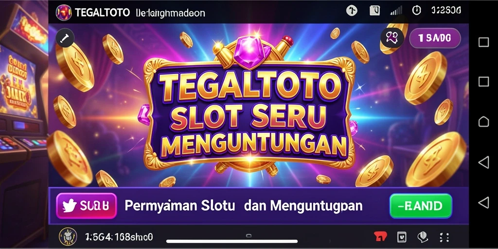 Tampilan gameplay seru TEGALTOTO di layar penuh.