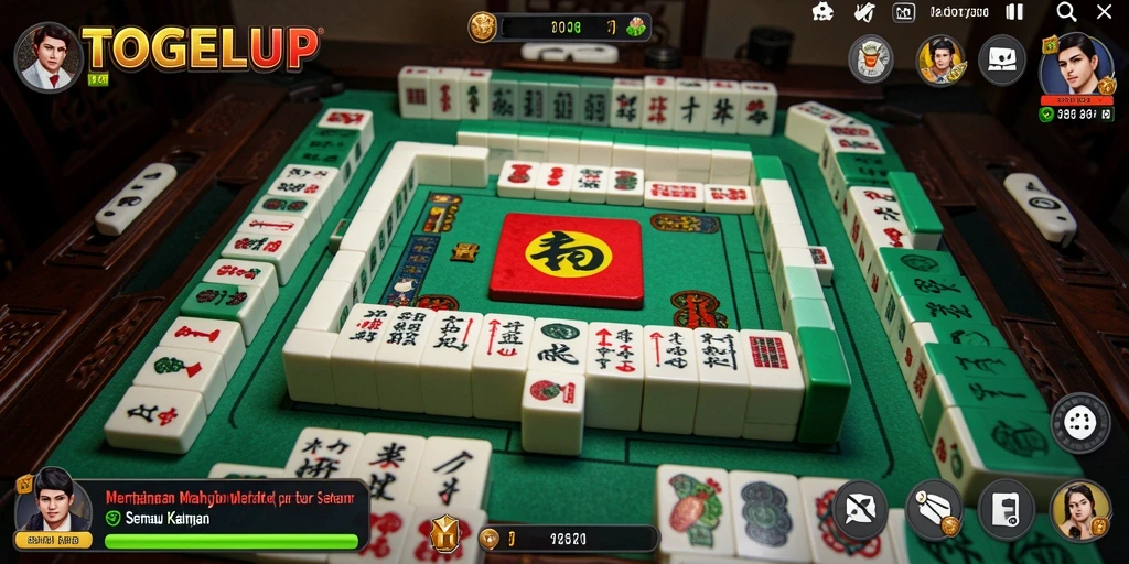 Gameplay seru TOGELUP dalam permainan Mahjong.