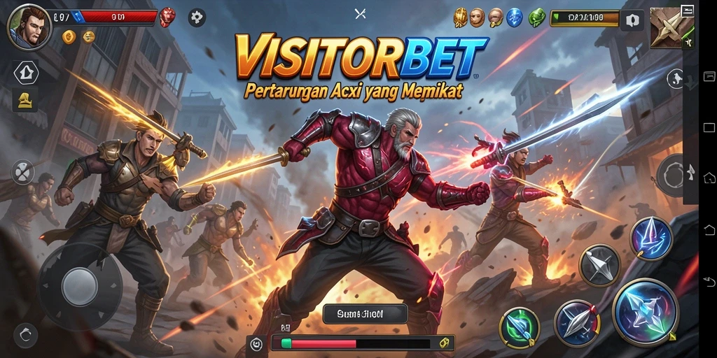 Tampilan gameplay menegangkan dari VISITORBET dengan aksi yang mendebarkan.
