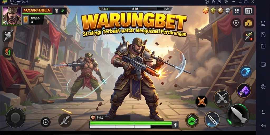 Tangkapan layar gameplay menampilkan pertempuran strategi yang mendebarkan.