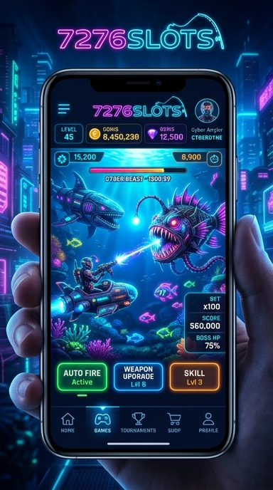 Tampilan antarmuka pengguna 7276slots yang modern dan intuitif.